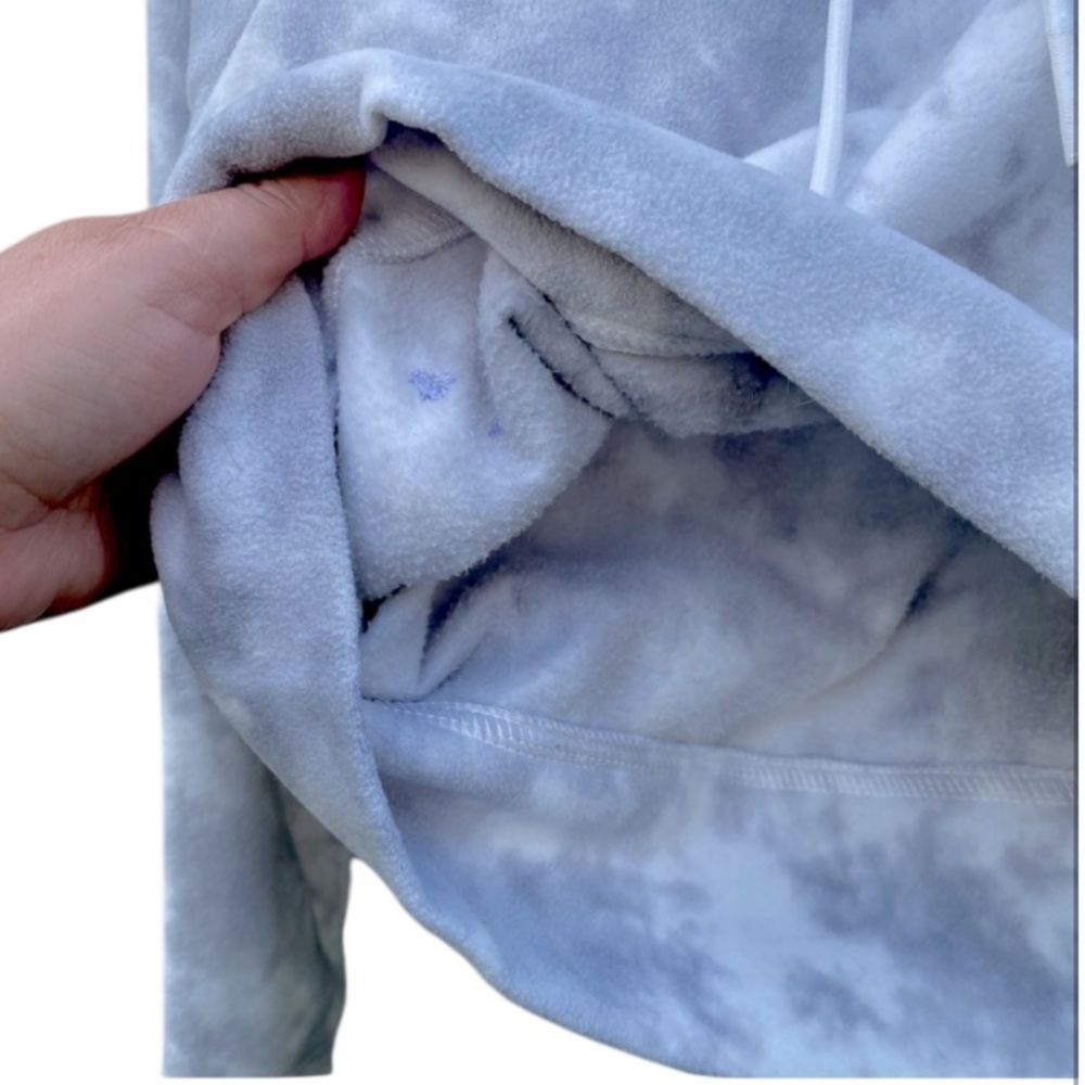 Gray Tie-Dye Hoodie Sweatshirt - Picture 3 of 3